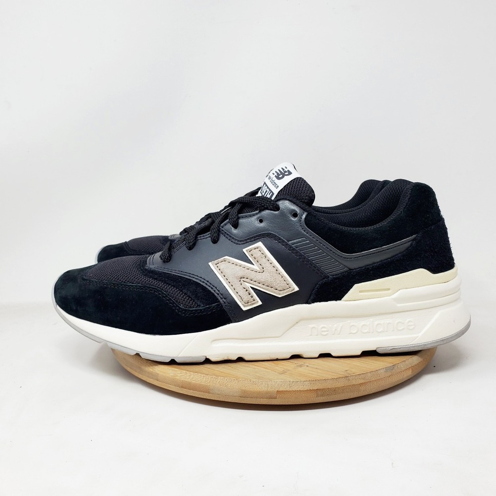 New Balance 997H Shoes Womens 10.5 Black Suede Retro Lace Up Comfort Sneaker